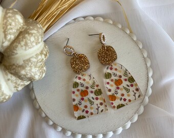 Pumpkin Earrings