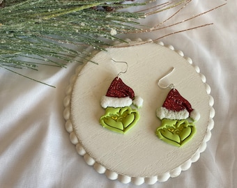 Green Christmas Character