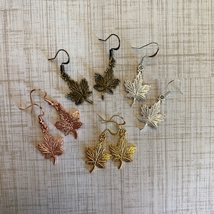 Maple Leaf Earrings