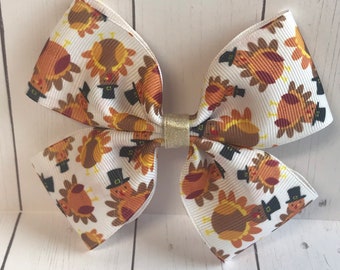 Turkey Hair Bow