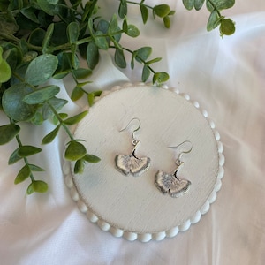 Ginkgo Leaf Earrings