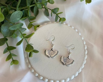 Ginkgo Leaf Earrings