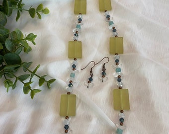 Yellow Beaded Necklace