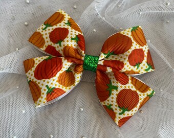 Pumpkin Hair Bow