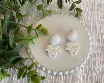 Sheep Earrings