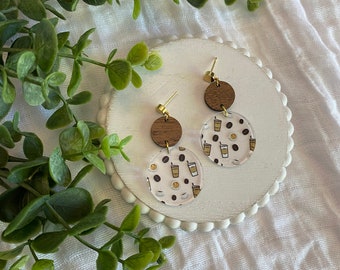 Coffee Earrings