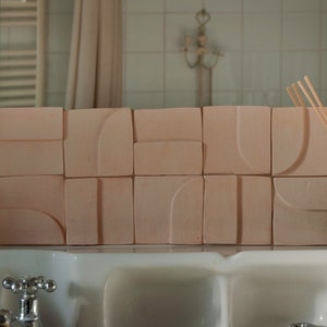Handmade Minimalist Scandinavian Tiles: Lisboa (Artisan & Sustainably sourced, suitable for kitchen splashback )