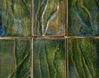Handmade Scandinavian Tiles: Rio (Artisan & Sustainably sourced, suitable for kitchen splashback )