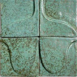 Handmade Scandinavian Tiles: Amphora (Artisan & Sustainably sourced, suitable for kitchen splashback )