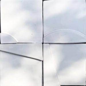 Handmade Minimalist Scandinavian/ Mediterranean Tiles: Kobenhavn (Artisan & Sustainably sourced, suitable for kitchen splashback)