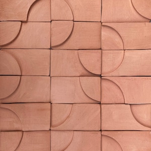 Handmade Minimalist Scandinavian Tiles: Malaga (Artisan & Sustainably sourced, suitable for kitchen splashback )