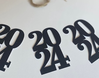 Class of 2026 graduation table tags, Jar centerpiece tags