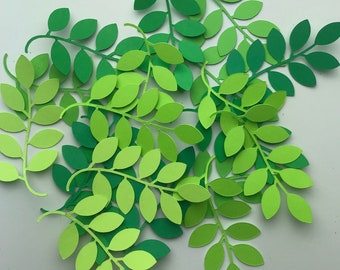leaf confetti, leaf party decoration, leaf die cuts, table confetti, leaf cutouts, 50 ct.