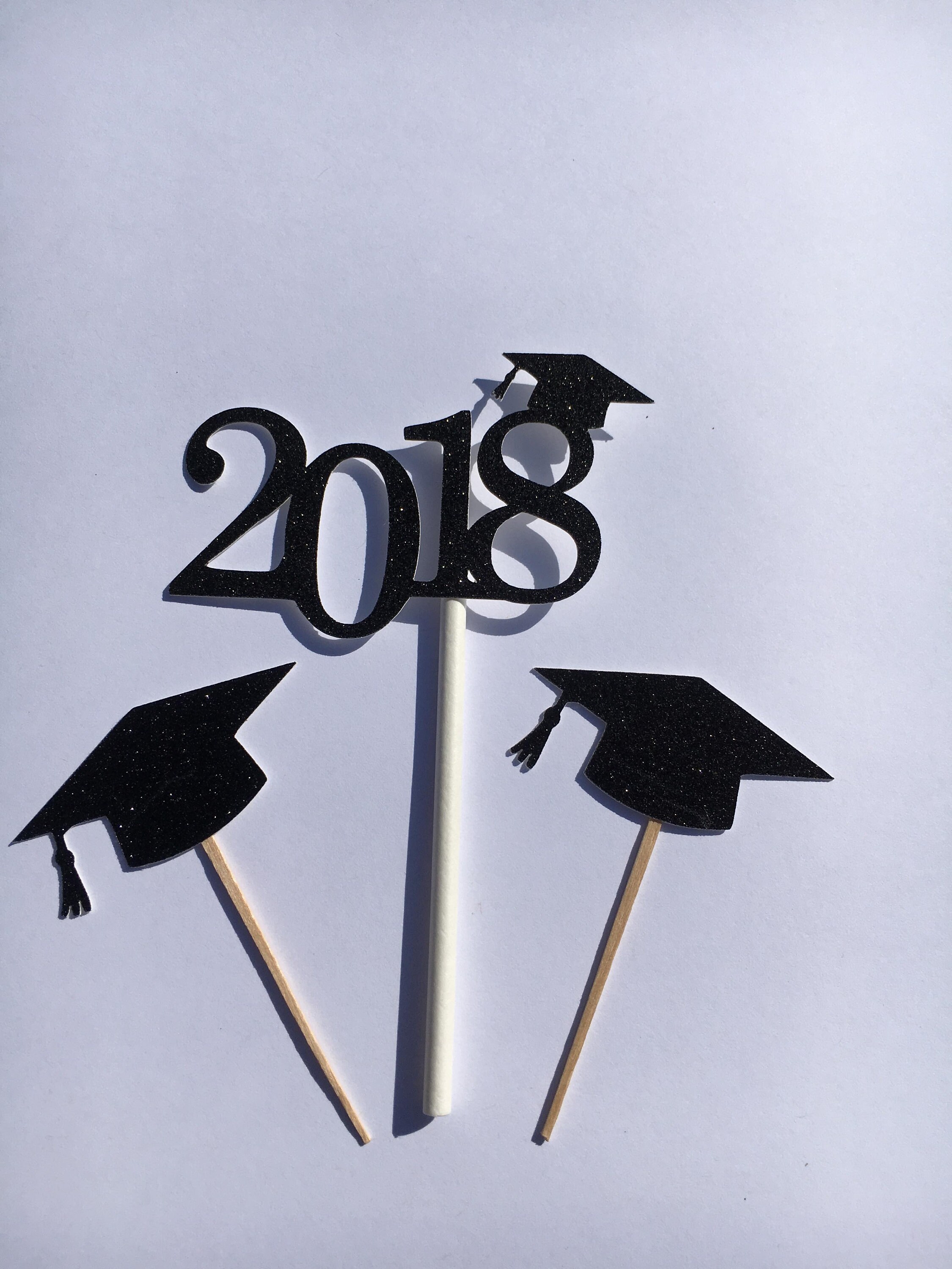 2023 Graduation Cupcake Toppers Congrats Graduate Toppers Etsy
