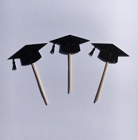 2021 Graduation Cupcake Toppers Congrats Graduate Toppers Etsy