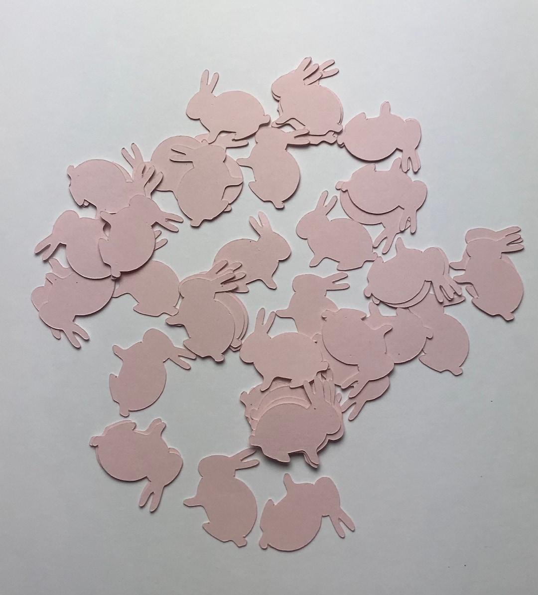 100 Baby Pink Bunny Rabbits, Easter Confetti, Some Bunny is One, Girl ...