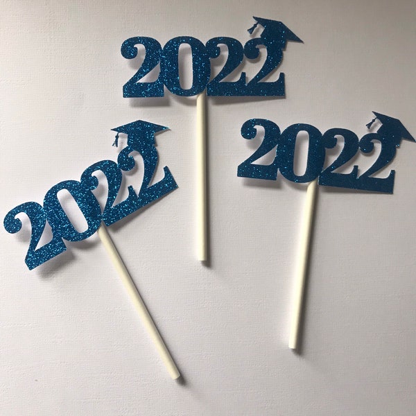 Gold 2024 Cupcake Picks Etsy