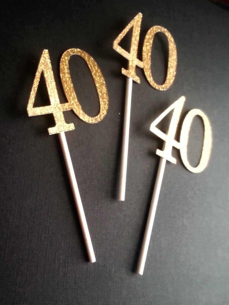 80 Cupcake Toppers 80th Birthday 12 Ct 80th Cupcake Toppers Etsy