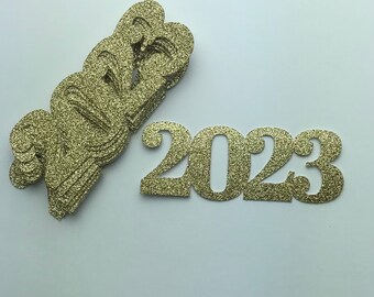 2023 graduation, 2023 confetti, 2023 graduation decorations, 2023 decorations, 2023 die cuts, 2023 cutouts