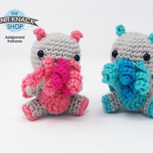 Crochet pattern tutorial for Cthulhu doll, perfect gift for fans of horror and classic lovecraft books, Gift for old horror movies and books