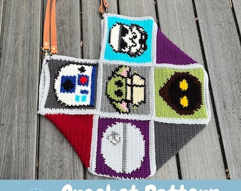 Modèle de sac fourre-tout au crochet inspiré de Star Wars (PDF)