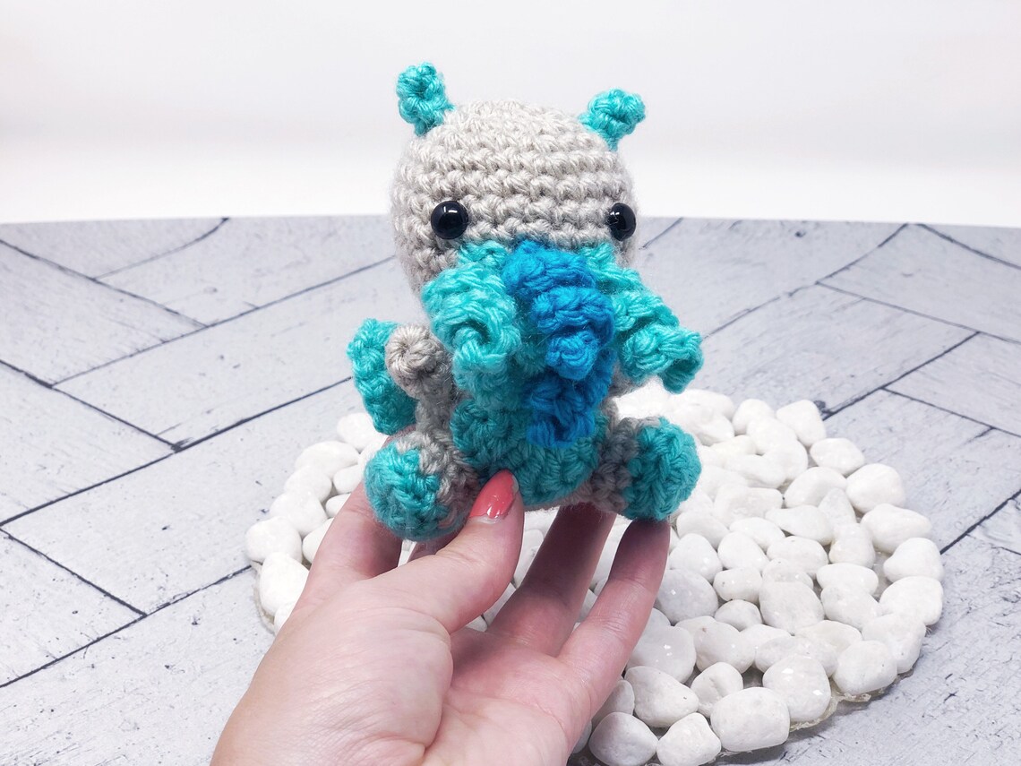 Cthulhu Pattern Lovecraft Crochet Pattern Crochet Cthulhu Etsy