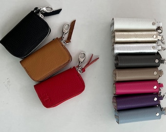 Portachiavi In Pelle E Lega Di Zinco - Confezione Da 2 Pezzi Per Auto, Uomo E Donna - Foto 7