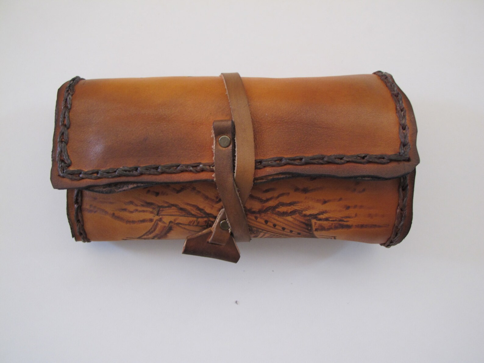 Handmade Leather Pipe Pouch Etsy
