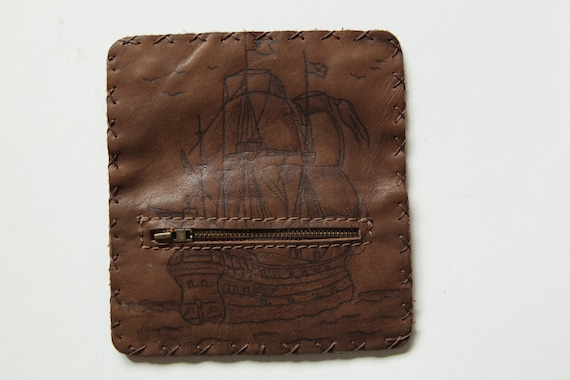 etsy tobacco pouch Handmade Leather Pouch, Rolling Tobacco Case, Fathers Day Tobacco Pouch, Tobacco Fabric Pouch
