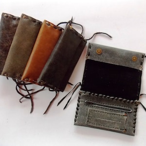 Handgemachte exklusive Tabaktasche aus Leder in 5 Farben