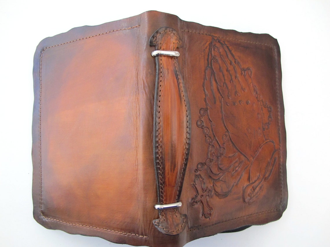 Leather Case for Bible. Bible Cover With Zipper and Top Etsy