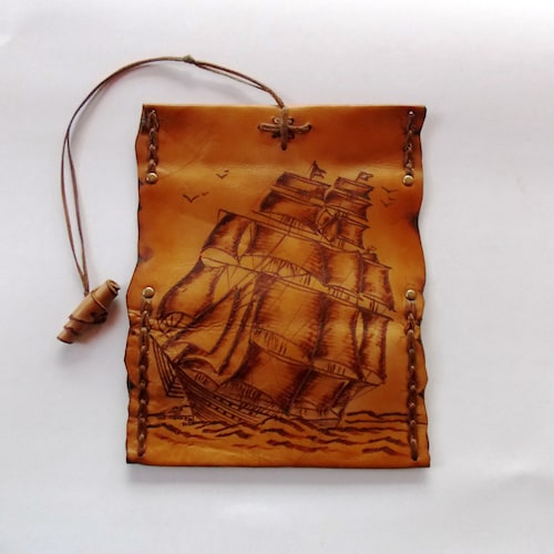 Leather Tobacco Pouch for Harley Davidson Lovers