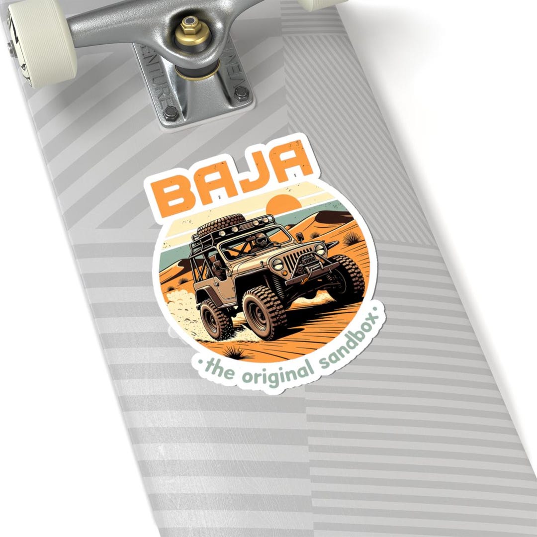 Baja Jeep 4x4 off Road Sticker | Desert Legends - Etsy