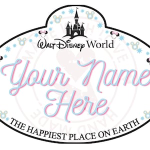 Printable Disney Parks stroller tag- Print at HOME