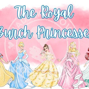 Disney Princes-Disney Parks stroller tag- Print at HOME