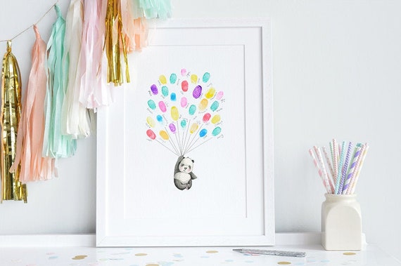 UNFRAMED Fingerprint keep sake, Christening, Birthday, New Baby Picture, Baby Shower Activity, Party Decor, Maternity Mum to be Gift