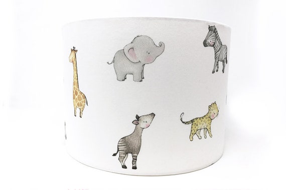 Safari nursery top light shade