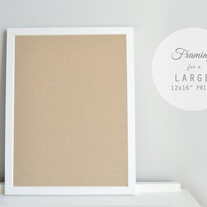 FRAME your Large 16 x 12 print ............ For multiple prints add multiple framing. image 1