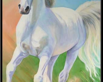 Masterful Horse 9" x 4.5" Horse Print