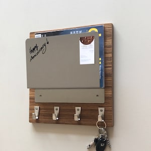 SALE!THE ASSISTANT: Entryway Organizer command center, dry erase board, magazine rack laptop phone storage, mail holder, coat rack key rack