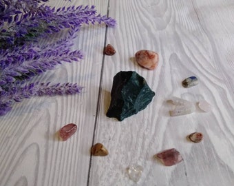 Raw bloodstone, bloodstone crystal, crystal healing, natural raw crystals, rough bloodstone, root chakra, reiki stone, march birthstone