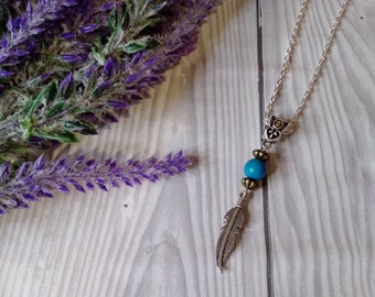 feather necklace, native american, indian jewelry, nature necklace, feather pendant, american indian, tribal necklace, Indian pendant