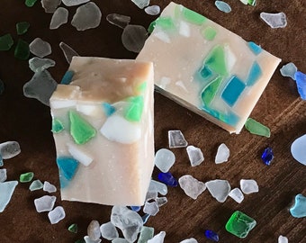 Sea Glass Soap - Scented Soap, Palm Free Soap, Vegan Soap