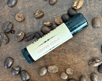 Coffee Stout Lip Balm: Natural Hemp Seed Oil, .15oz
