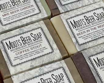 Beer Soap, Beer Soap Gift, Handmade Soap, Cold Processed Soap