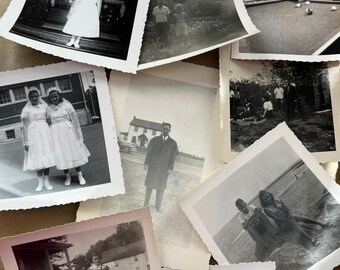 Lot of 25 Vintage photographs family pics