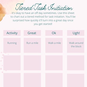NEW - Address Procrastination ADHD and Task Initiation for Executive Function