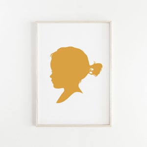 As seen in Good Housekeeping, Custom Child, Baby, Adult Digital Silhouette Printable image 5