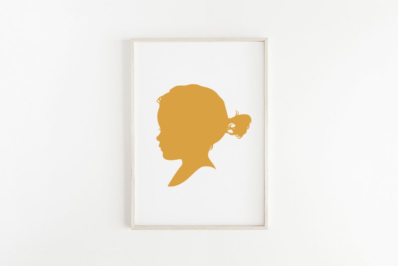 As seen in Good Housekeeping, Custom Child, Baby, Adult Digital Silhouette Printable image 5