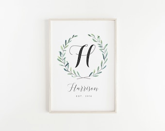 Custom Last Name, Family Printable